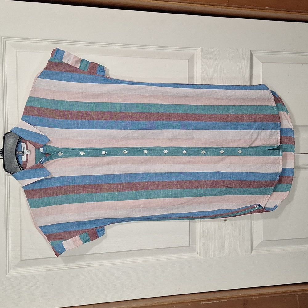 Madewell Stripe Shirt Dress